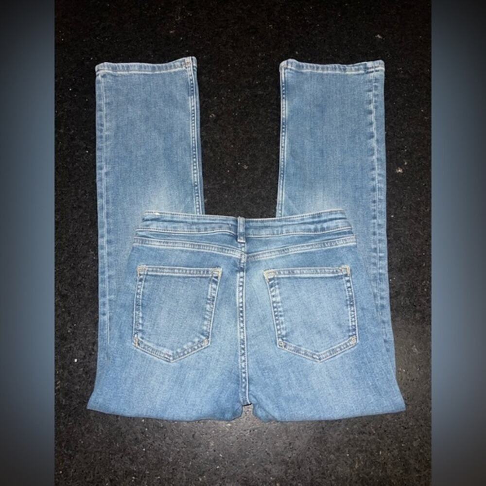 UEC PILCRO ANTHROPOLOGIE STRAIGHT LEG STRETCH JEANS SZ 26